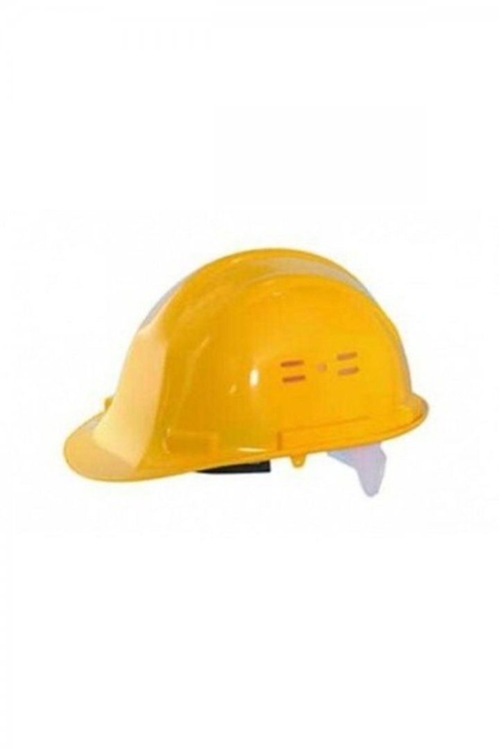 Baret Çene Kayışssız Hava Delikli Sarı