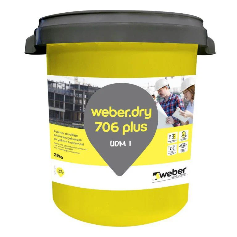 Weber Dry 706 Pol.mod. Bitüm Kauçuk Çimento 32 Kg
