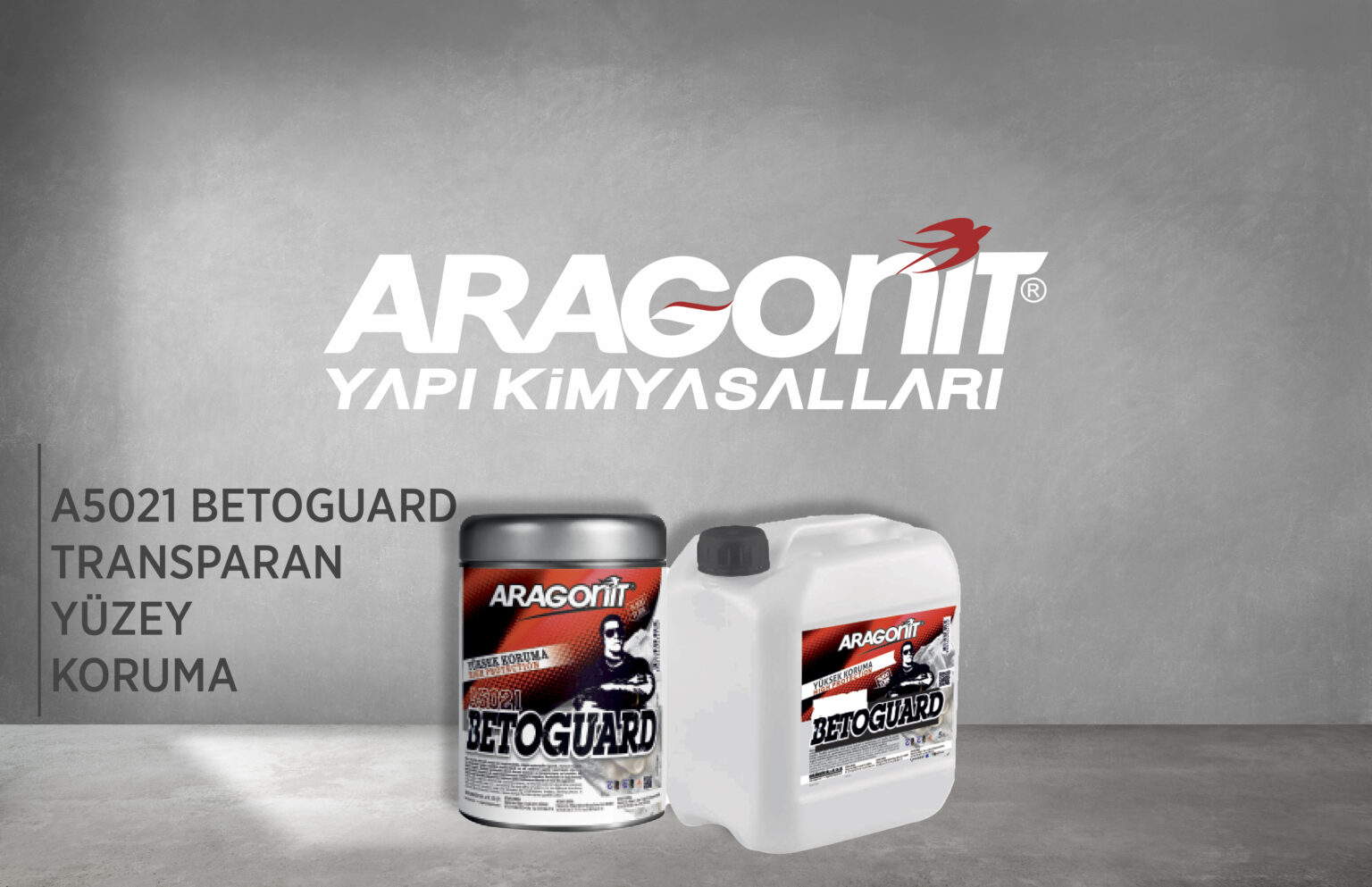 Aragonit Betoguard Yüzey Koruyucu 5 Lt