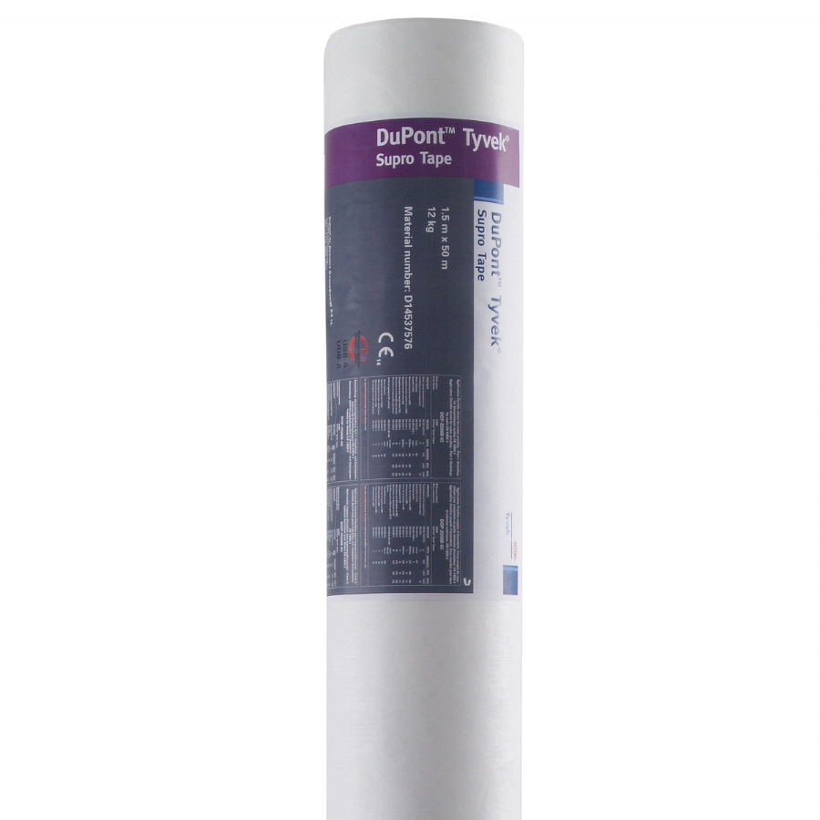 Tyvek Supro Plus Su Yalıtımı Örtüsü (1,5x50) M
