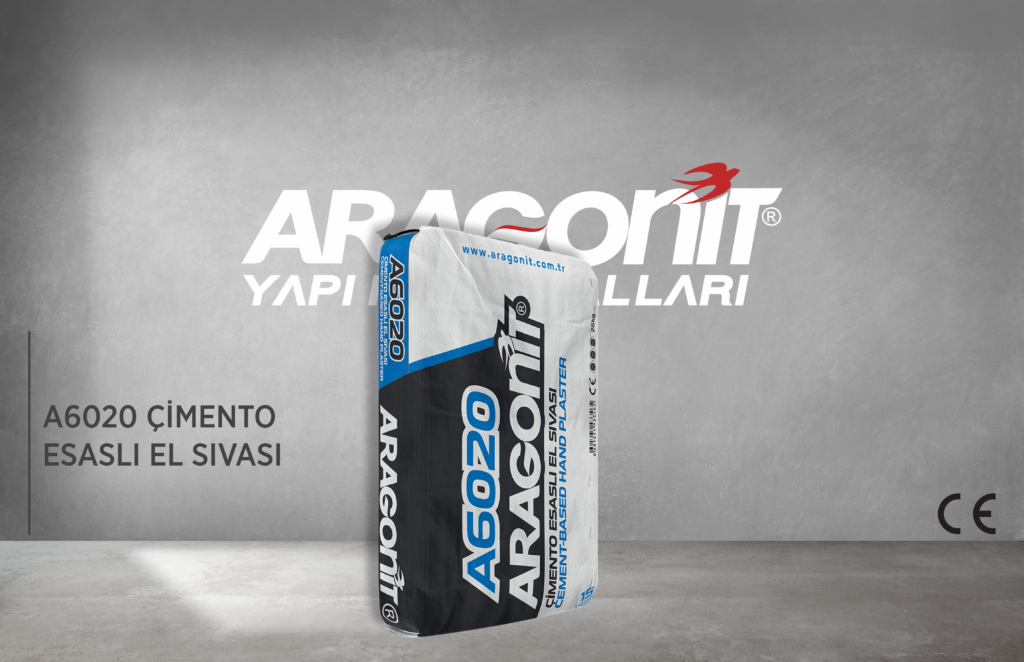 Aragonit A6051 Çimento Esaslı El Ve Makina Sıvası Gri 25 Kg
