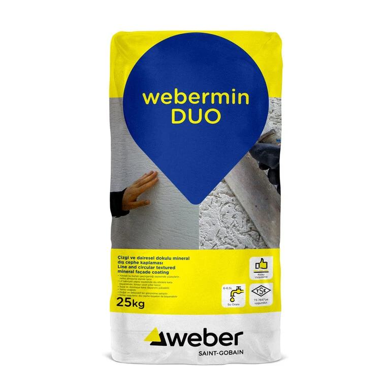 Weber Min Duo Dekoratif Sıva 25 Kg