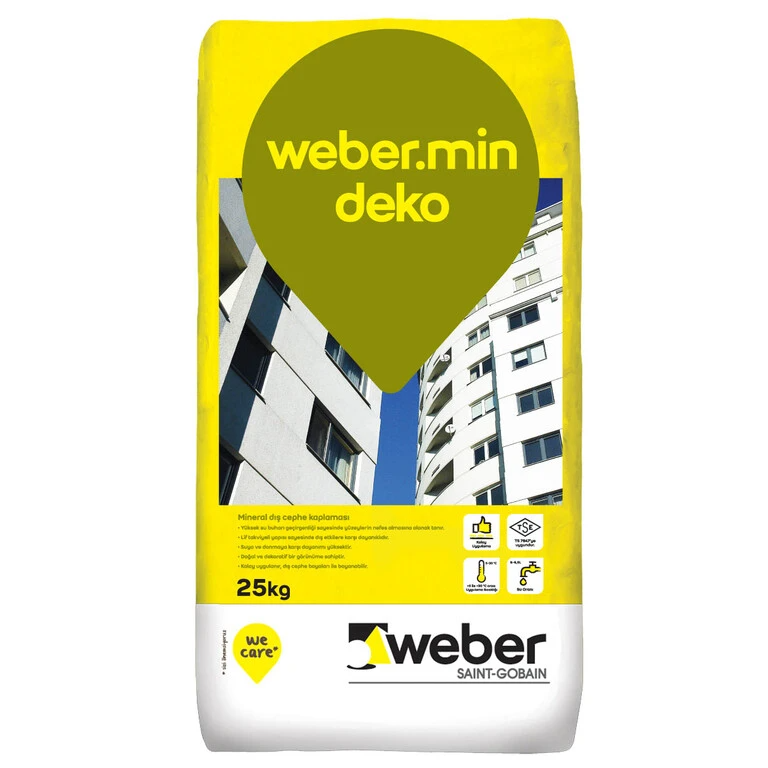 Weber Min Deko Mineral Dış Cephe Kaplama 25 Kg