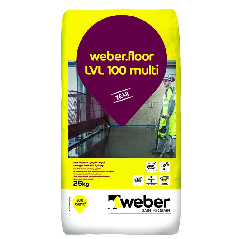 Weber Floor Lvl 100 Multi 10-110 Mm 25 Kg