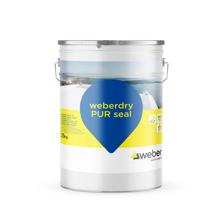 Weber Dry Pur Seal Uv. Dayn. Süper Elast. Su Yalıtımı Gri 25 Kg